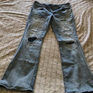 American eagle artist flare jeans size 12R